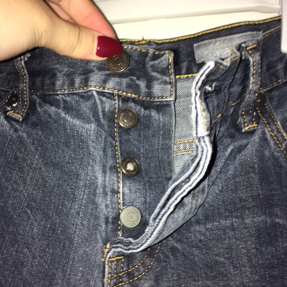 Mens aeropostale slim straight dark wash jeans 29 - Picture 3 of 8